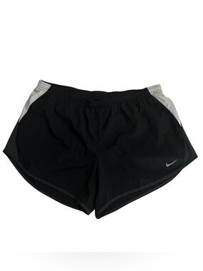 Nike Dri-FIT Tempo Women's Running Shorts Black White 624272-010 Size Large L